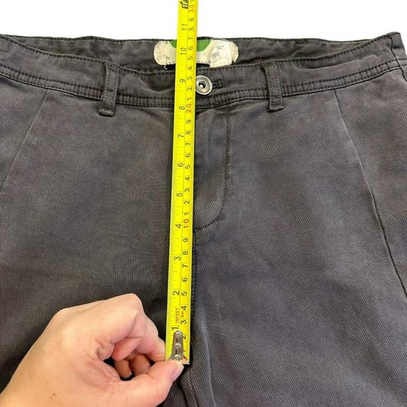 Anthropologie Charcoal Gray Button Micro Corduroy Skinny Pants Womens 29 - Picture 4 of 6